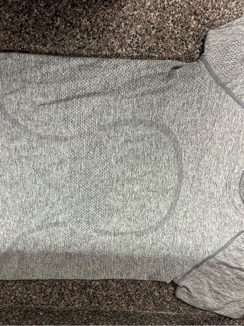 lululemon athletica Heather Gray Short Sleeve Tee